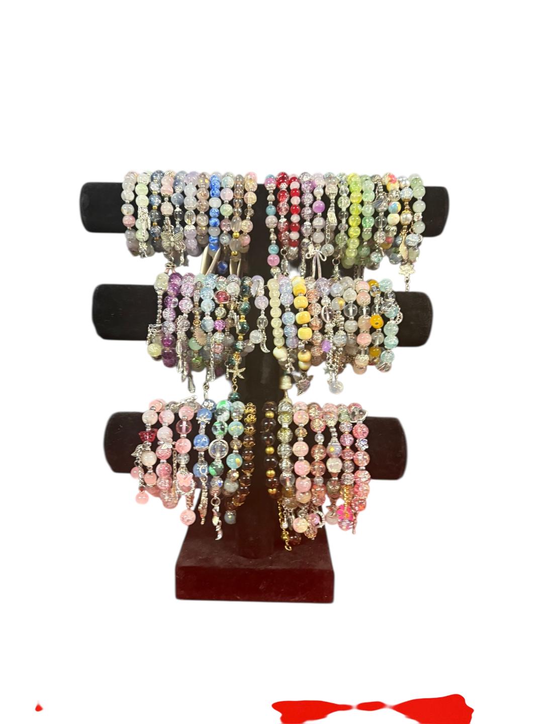 BEADED STONE BRACELETS