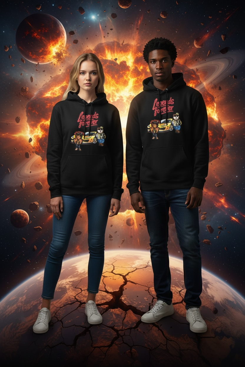 LEGENDS FOREVER BEAR HOODIE